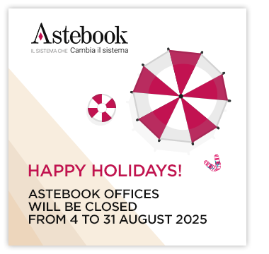 Gli uffici Astebook rimarranno chiusi dal 4 al 31 agosto 2025